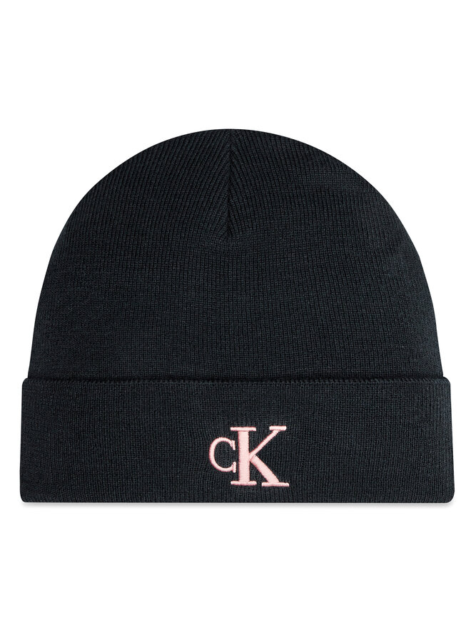 Calvin Klein Sapka Calvin Klein Monogram Embro K60K612319 Fekete