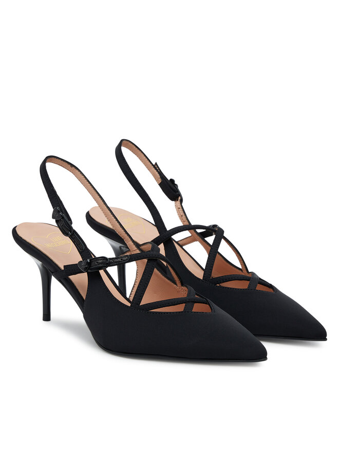 LOVE MOSCHINO Сандали LOVE MOSCHINO JA10287G1NIMX00039 Черен