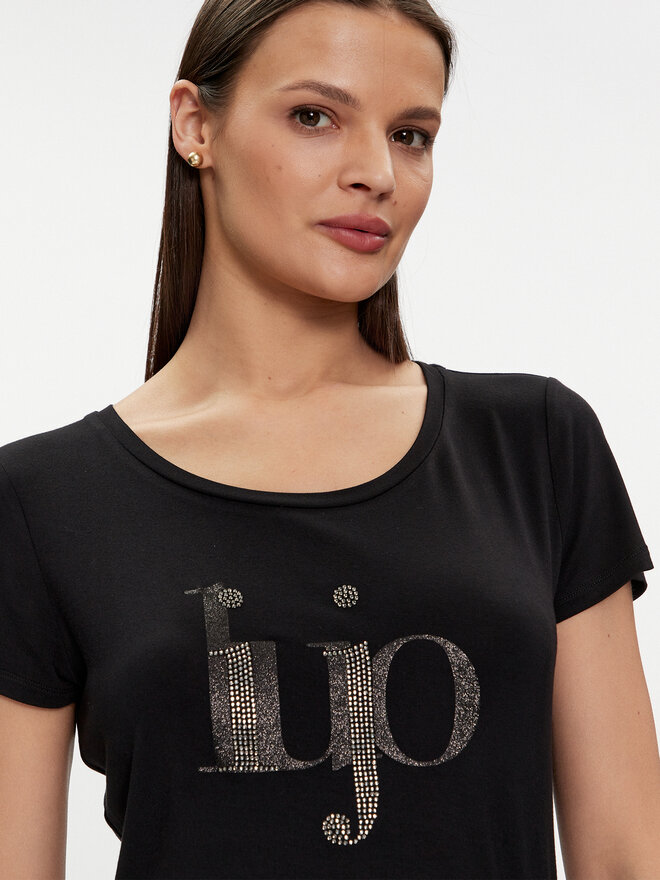 Liu Jo Liu Jo Camiseta VA4227 JS360 Negro Regular Fit