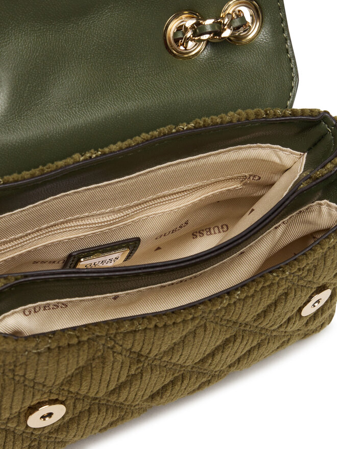 Guess Geantă Guess Giully II Mini HWCG96 73740 Verde