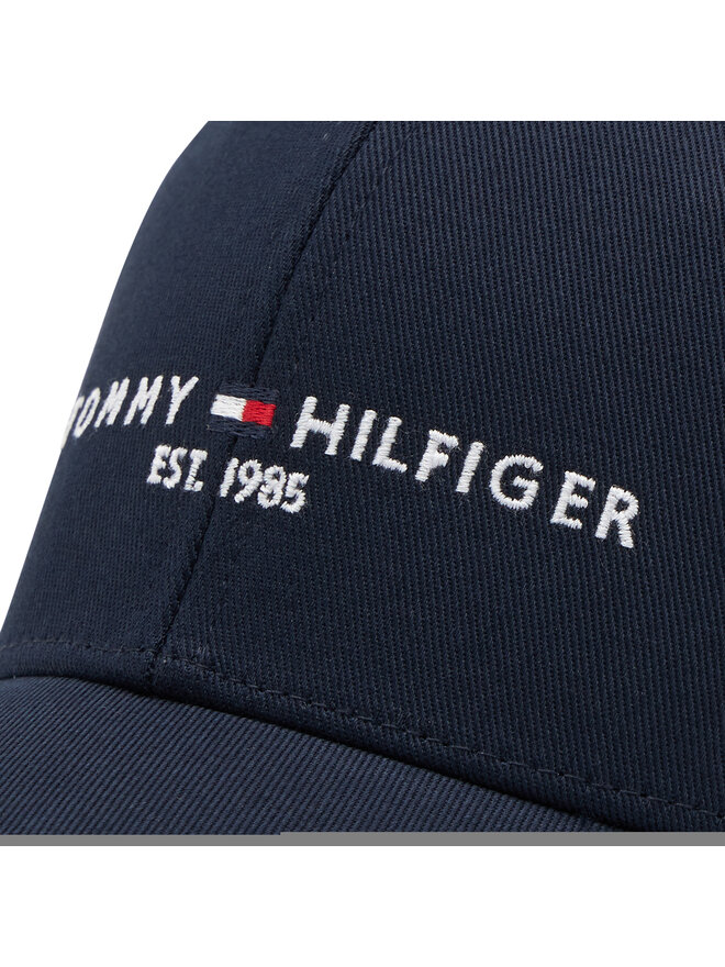 Tommy Hilfiger Kapa s šiltom Tommy Hilfiger Th Established Cap AM0AM07352 Mornarsko modra