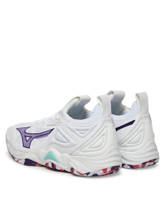 Mizuno Buty halowe Mizuno Wave Momentum 3 V1GC2312 Biały