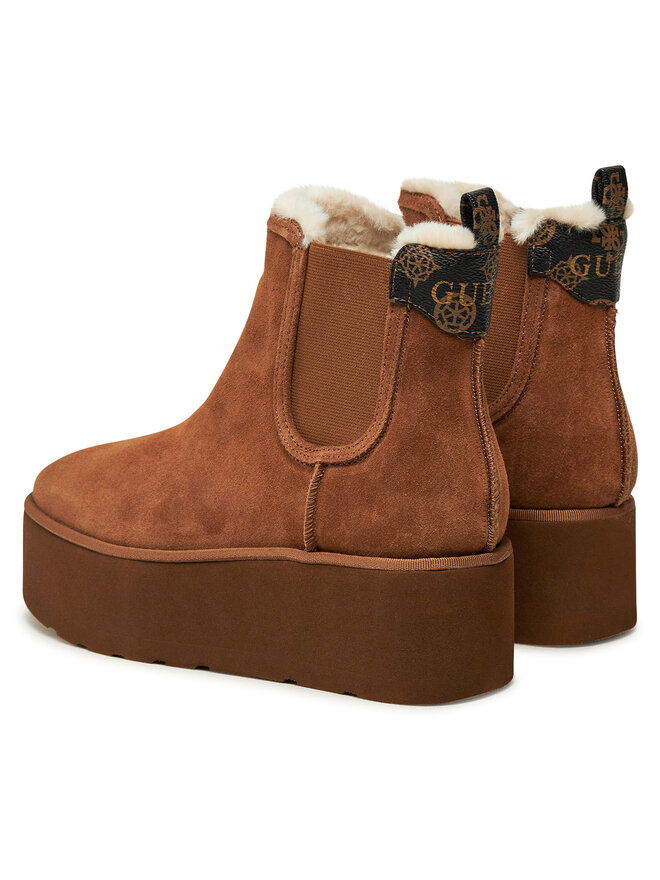 Guess Stivaletti Guess Jilaine2 FLFJL2 LEA10 Marrone