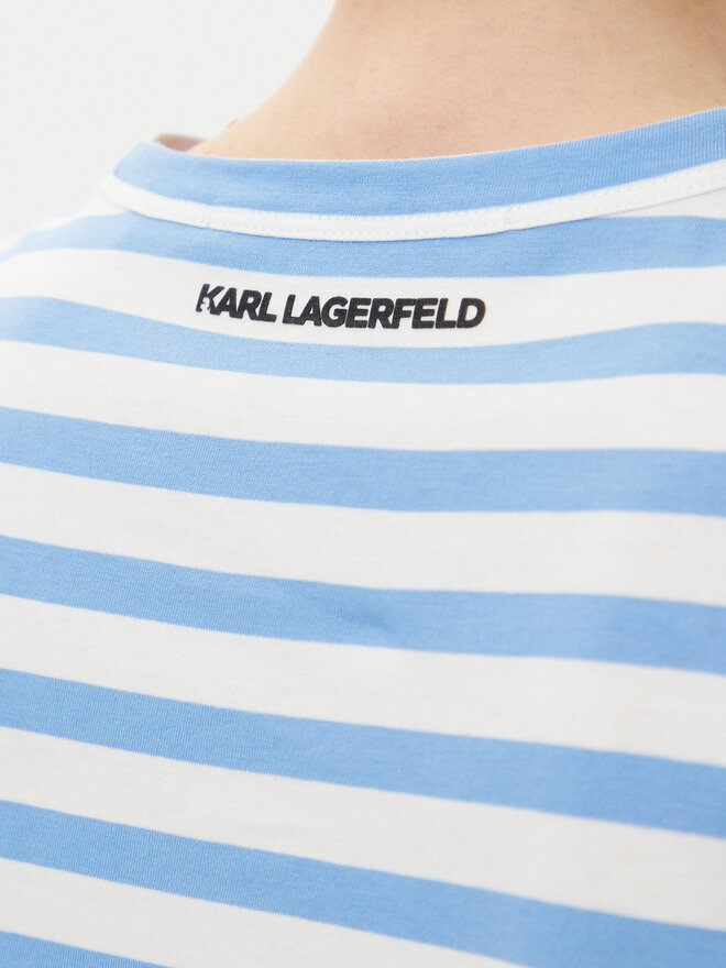 KARL LAGERFELD KARL LAGERFELD T-Shirt A1W17099 Blau Regular Fit
