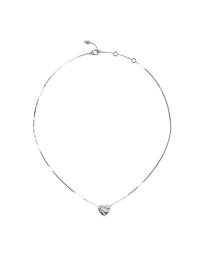 Guess Ogrlica Guess JUBN04 501JW Srebrna