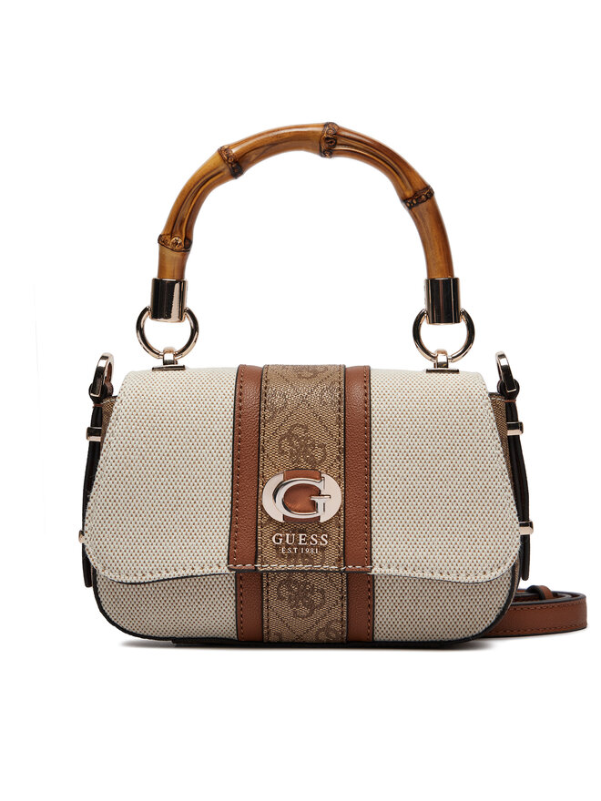 Guess Дамска чанта Guess Kerima (Ag) Mini-Bags HWAG93 37780 Екрю