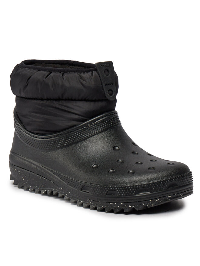 Bottines Crocs Classic Neo Puff Shorty Boot W 207311 Noir chaussures