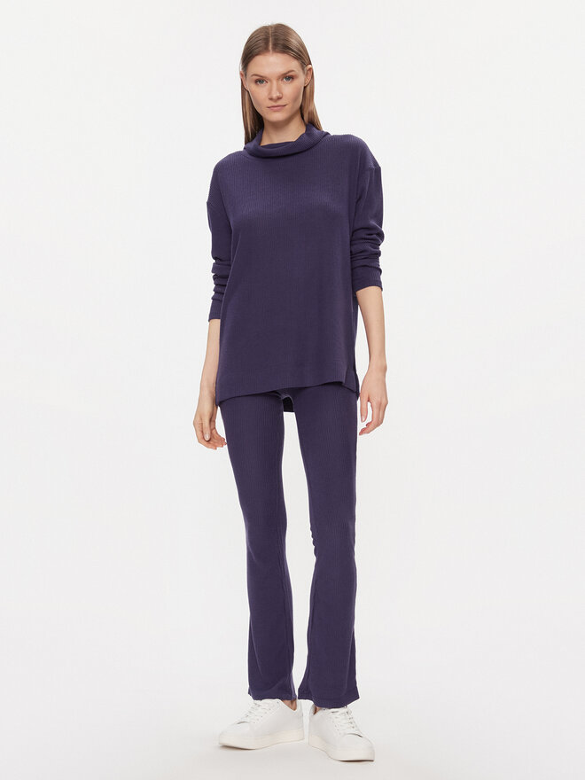 Triumph Triumph Pizsama nadrág Thermal MyWear Skinny Leg Trousers 10216565 Sötétkék Skinny Fit