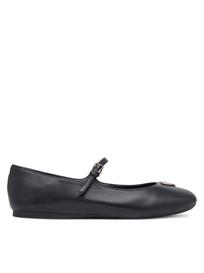 Guess Baleriny Guess FLTKLD LEA02 Czarny