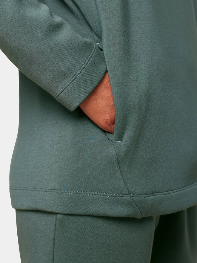 Triumph Triumph Pulóver Smart Active Infusion 10218290 Zöld Relaxed Fit