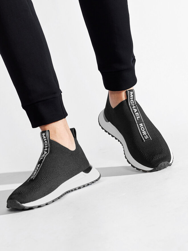 Armani Exchange Hombre Zapatillas Michael Kors Miles Sin Cordones Hombre,  Blanco Y Negro Zapatillas Michael Kors De Mujer