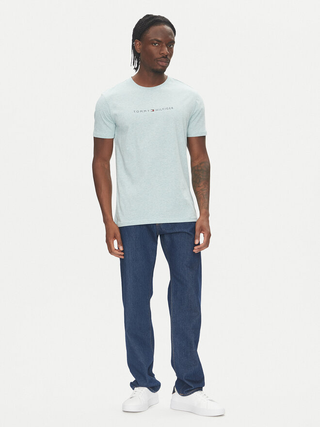 Tommy Hilfiger Tommy Hilfiger Marškinėliai UM0UM03525 Žalia Regular Fit