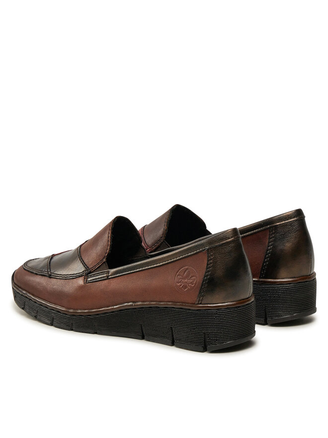 Rieker Mokasini Rieker 53785-25 Rjava