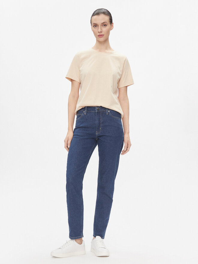 Calvin Klein Calvin Klein Футболка Smooth Cotton Crew Neck Tee Ss K20K205410 Бежевий Regular Fit
