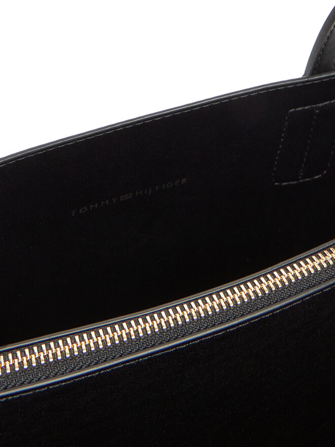 Tommy Hilfiger Τσάντα Tommy Hilfiger Th Distinct Satchel AW0AW17463 Μαύρο