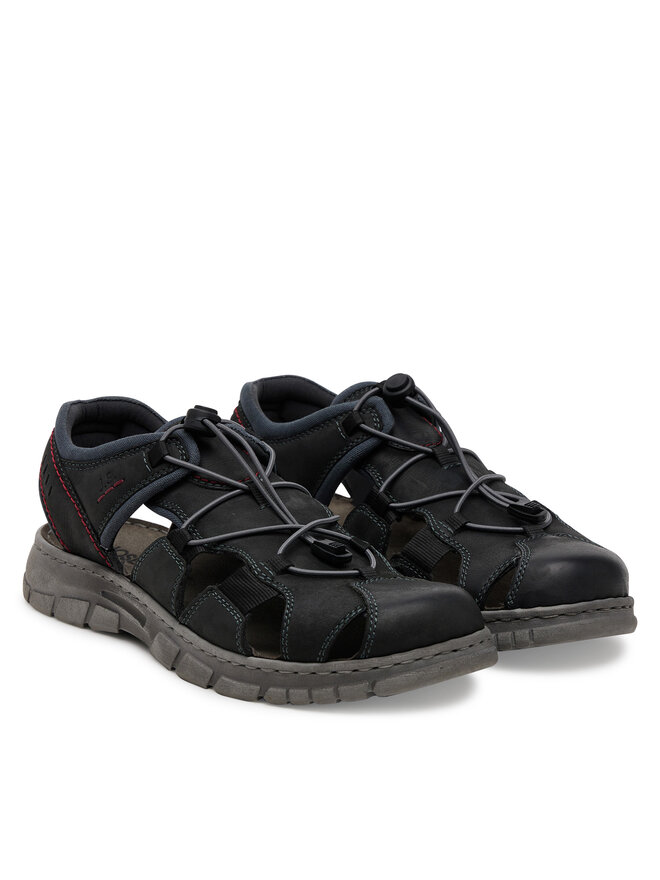 Josef Seibel Sandalen Josef Seibel Brendan 05 16805 Schwarz-Kombi 101