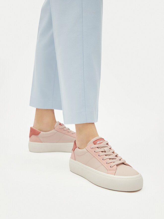 Jenny　2/4 Sneakersy JENNY V13-037 Różowy | eobuwie.com.pl