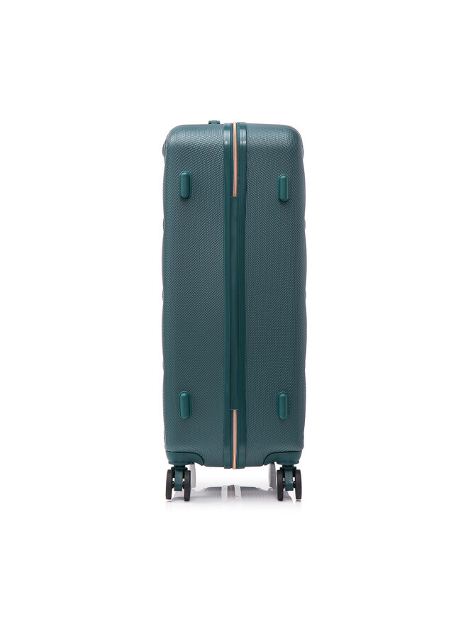 Semi Line Μεγάλη Βαλίτσα Semi Line T5725-4 Πράσινο