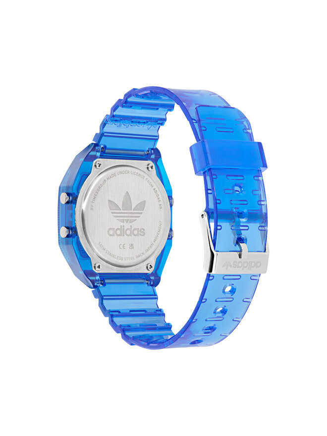 adidas Годинник adidas AO Street Digital Two Crystal AOST25537 Голубий