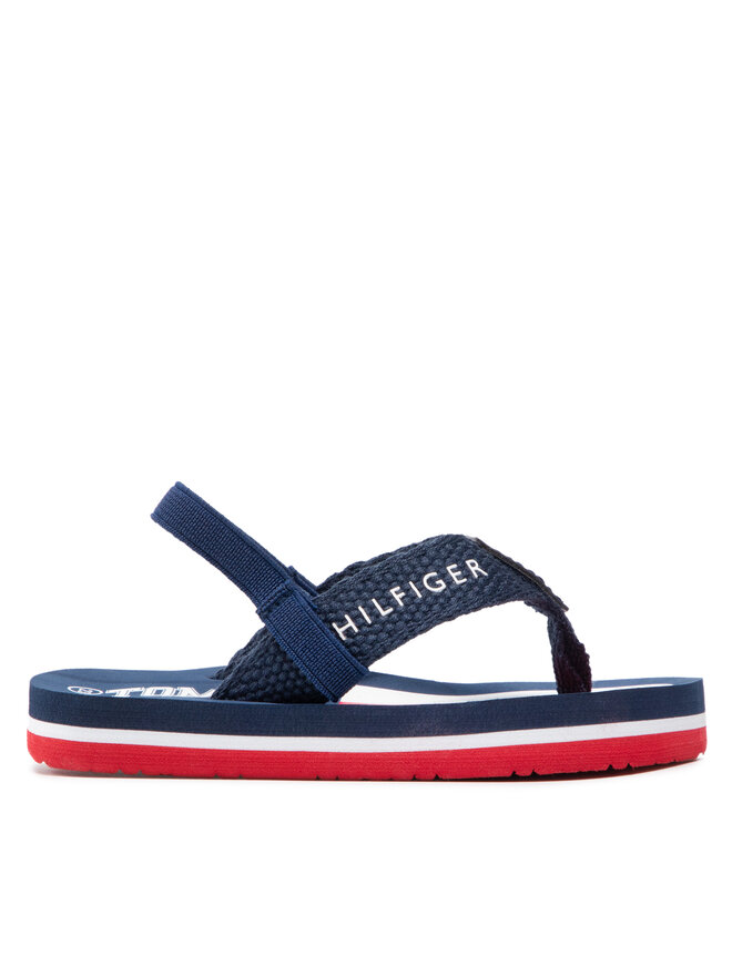 Tommy Hilfiger Сандали Tommy Hilfiger Varsity Print Flip Flop T1B8-32264-0058 Розов