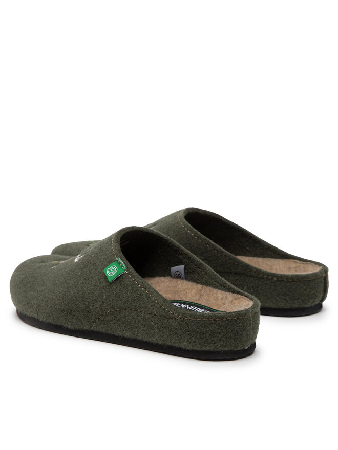 Dr. Brinkmann Papuci de casă Dr. Brinkmann 220006 Verde