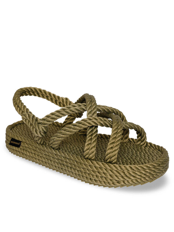 Bohonomad Szandál Bohonomad Bodrum Platform BOD.0011.PRS Khaki