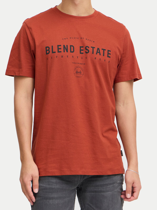 Blend Blend Póló 20717160 Piros Regular Fit