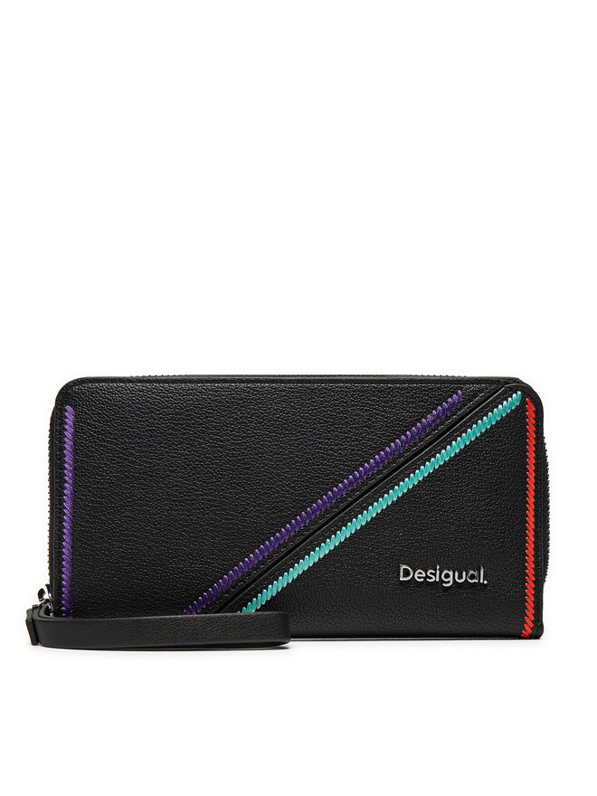 Desigual Μεγάλο Πορτοφόλι Γυναικείο Desigual 24WAYP07 Μαύρο