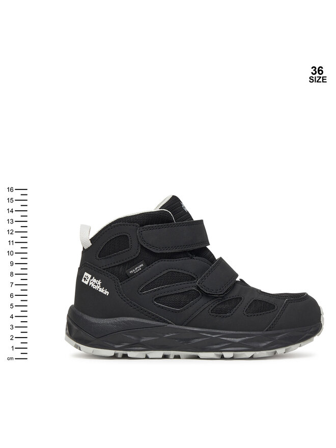 Jack Wolfskin Bakancs Jack Wolfskin Woodland 2 Texapore Mid Vc A64865 Fekete