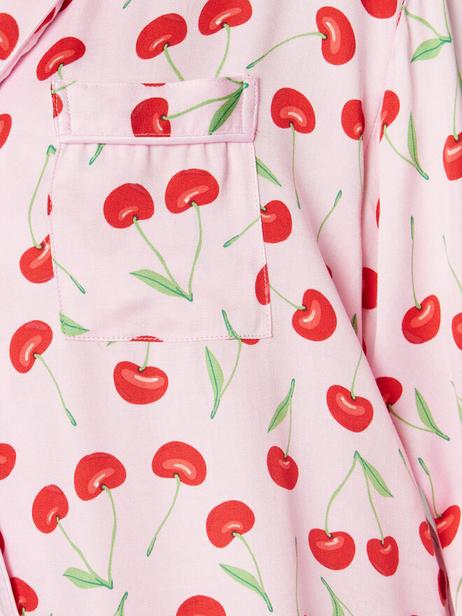 Hunkemöller Hunkemöller Pizsama felső 205059 Rózsaszín Relaxed Fit