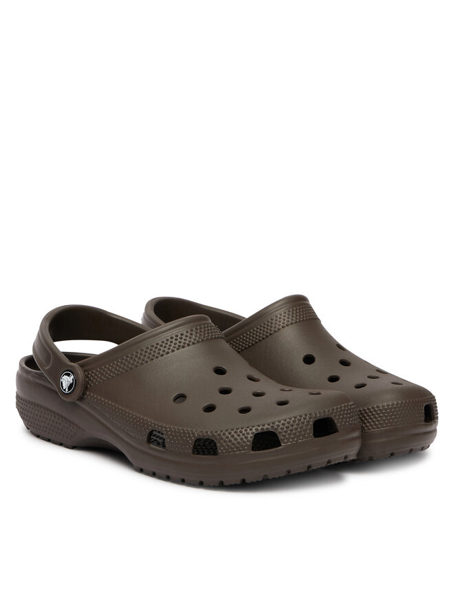 Crocs Pantoletten Crocs Classic 10001 Dunkelbraun