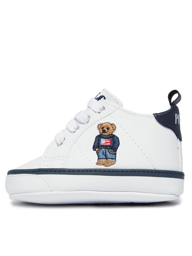 Polo Ralph Lauren Sneakersy Polo Ralph Lauren RL100690 Biela