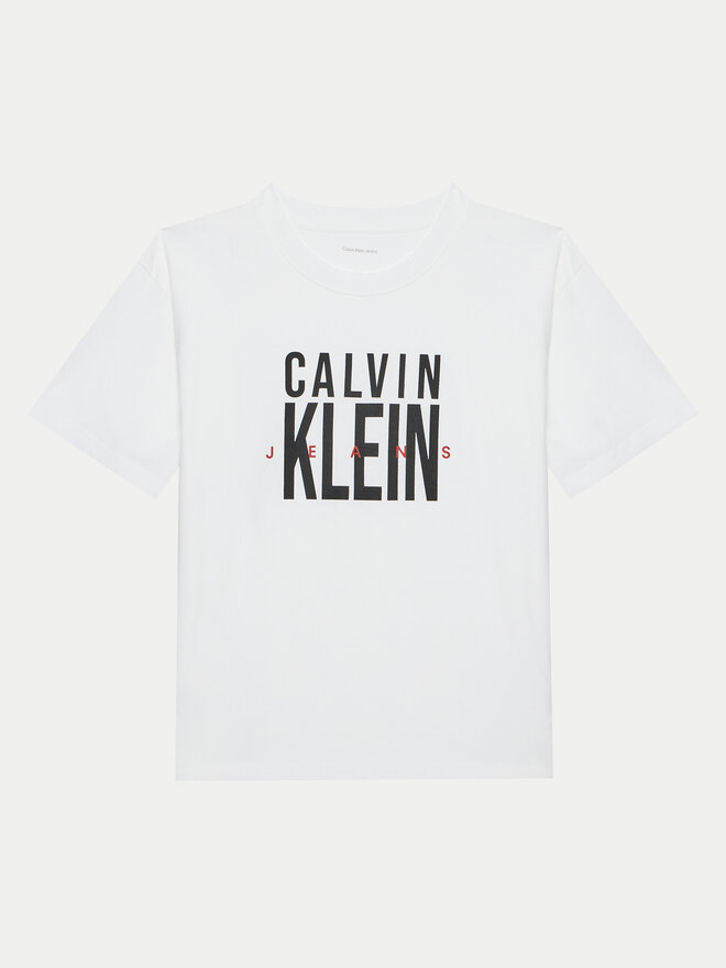 Calvin Klein Jeans Calvin Klein Jeans T-Shirt Bold Graphic IB0IB02448 Λευκό Relaxed Fit