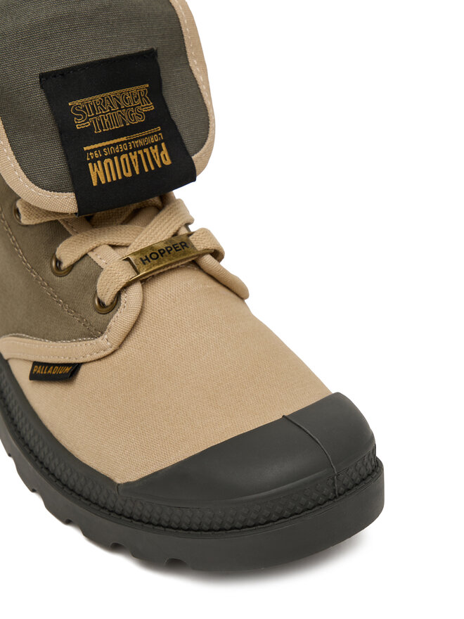 Palladium Schnürstiefeletten Palladium Baggy Hawkins Police 94623-308-M Grün