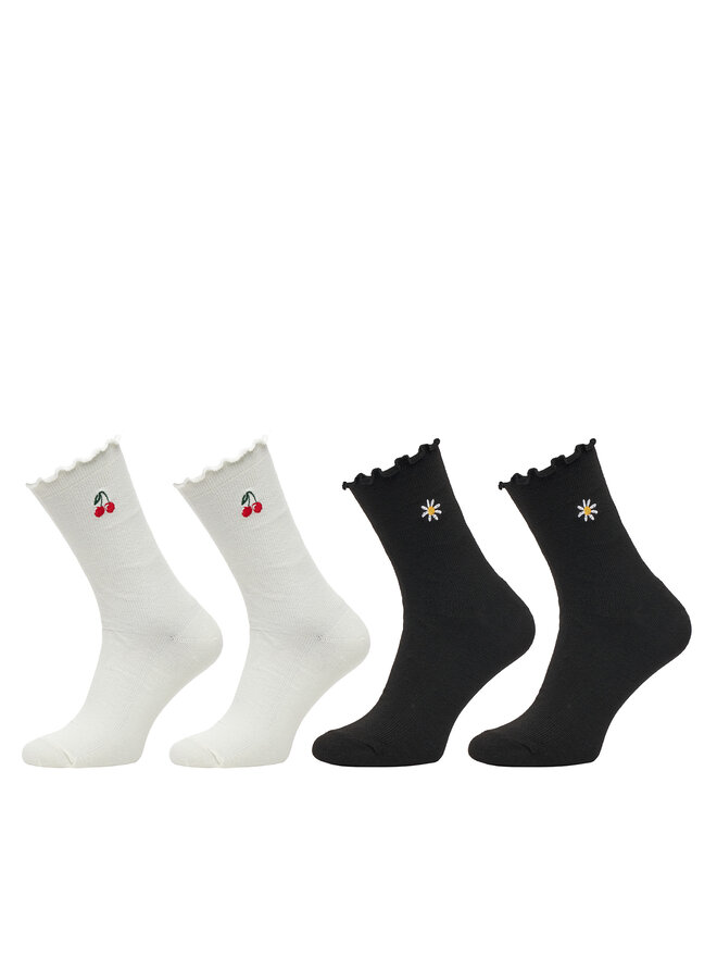 Aldo Set de 2 perechi de șosete lungi de damă Aldo Sozer 13995062 Alb