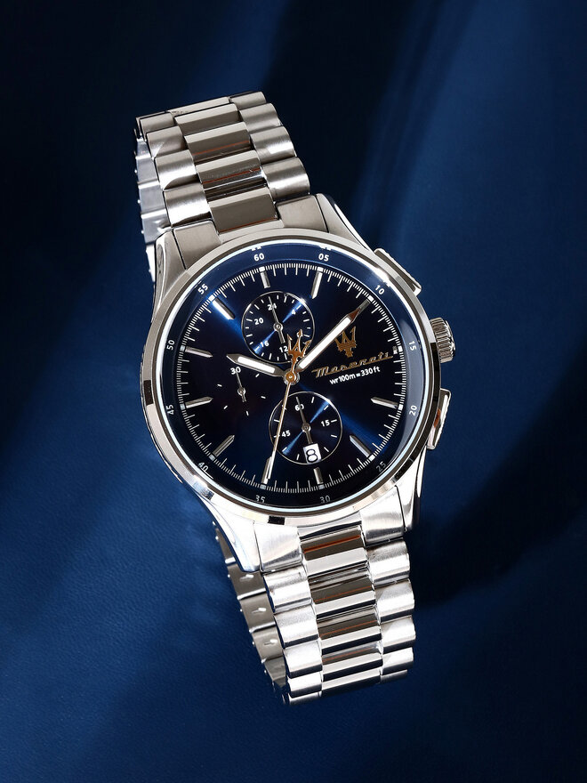Maserati Ρολόι Maserati Sorpasso Chronograph R8873624004 Ασημί