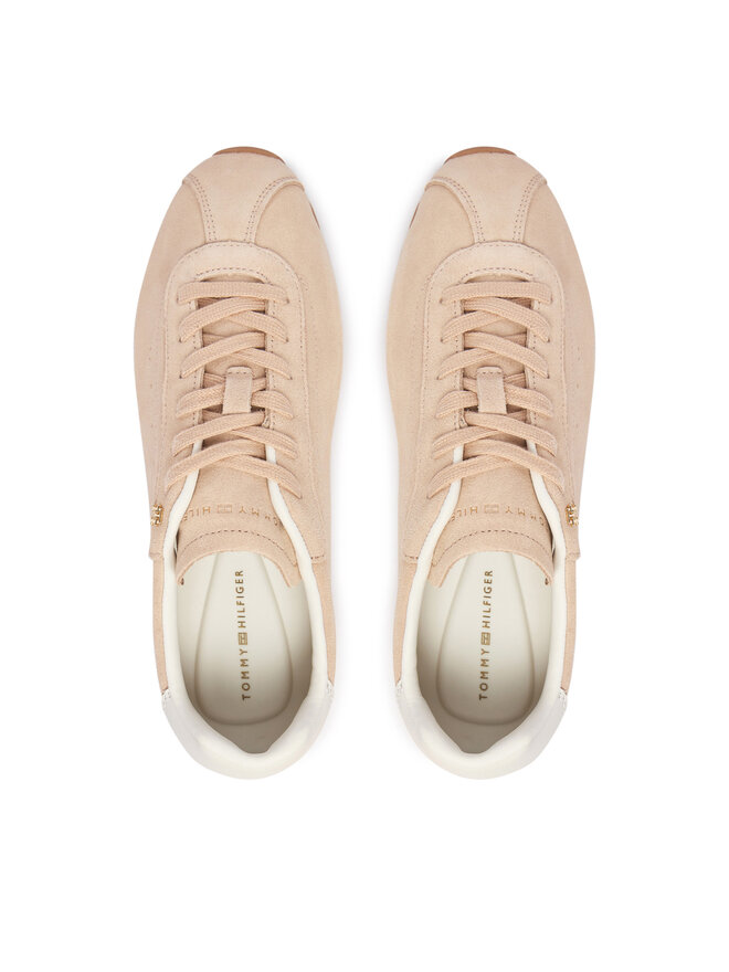 Tommy Hilfiger Sneakers Tommy Hilfiger Th Bella Low Runner Suede FW0FW09189 Rosa