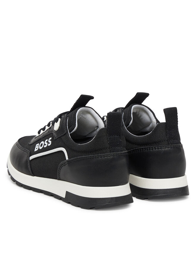 BOSS Sneakersy BOSS J51653 M Černá