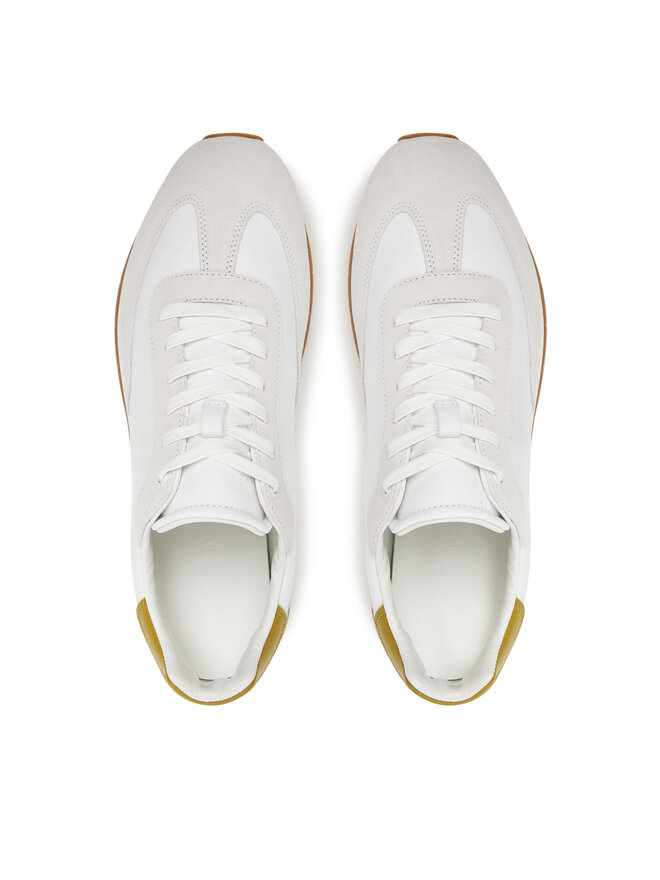 Calvin Klein Snīkeri Calvin Klein Low Prof Runn Laceup Cv Mix HM0HM01723 Balts