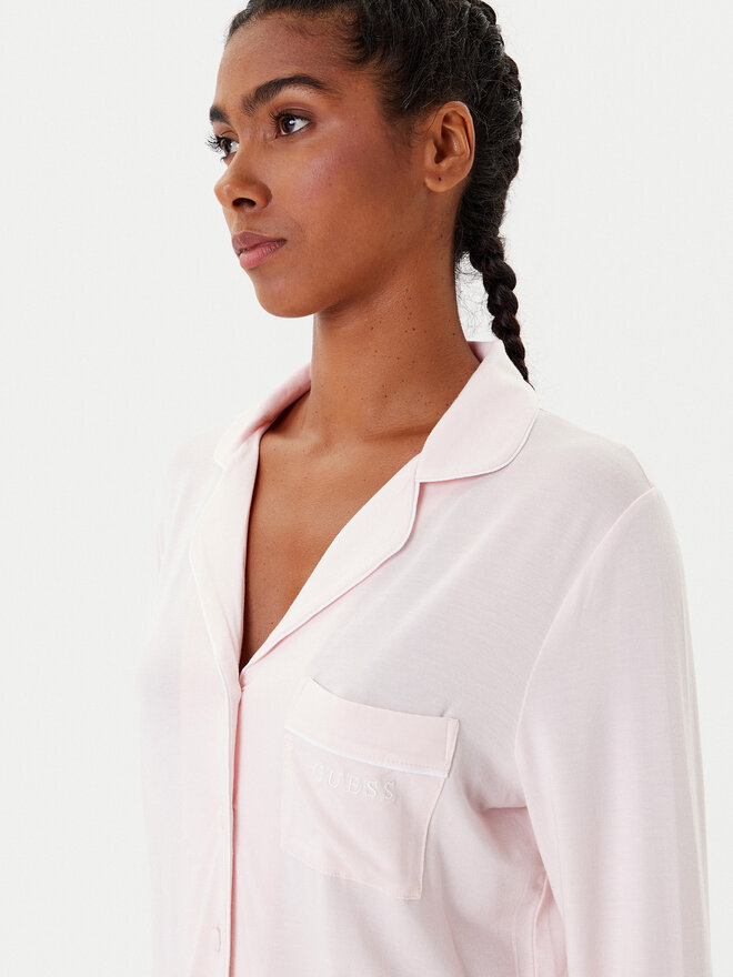 Guess Guess Pižama O4BX07 KCIN2 Roza Regular Fit