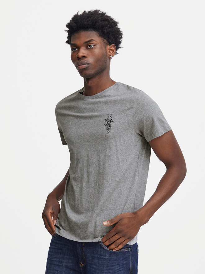 Blend Blend Póló 20716511 Szürke Regular Fit