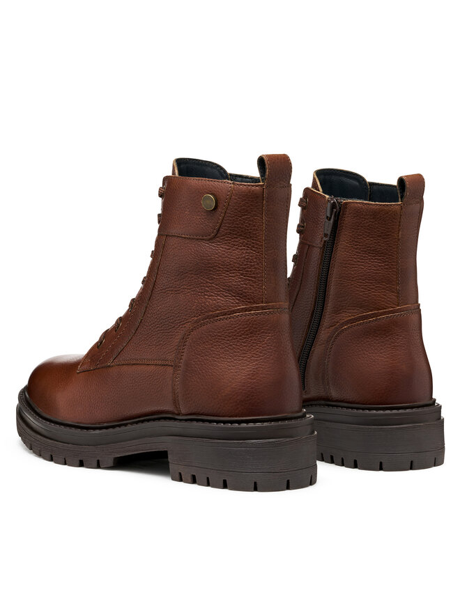 Geox Schnürstiefeletten Geox D Iridea D16HRC 000FF C0013 Braun