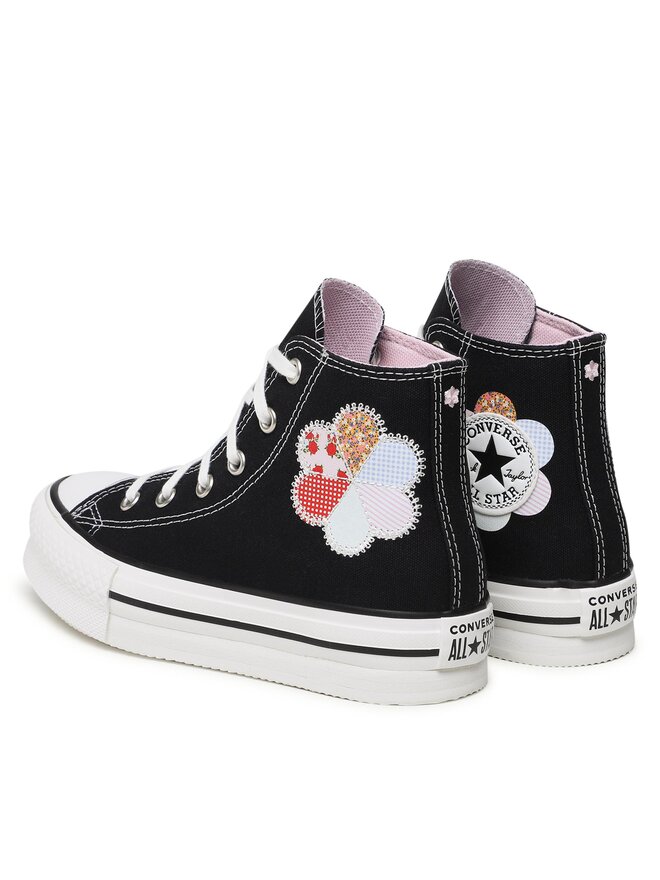 Converse Plátěnky Converse Chuck Taylor All Star Eva Lift Hi A05166C Černá