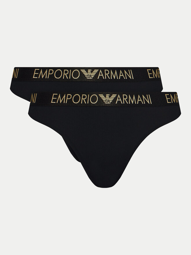 Emporio Armani Underwear Emporio Armani Underwear 2er-Set Stringtangas 163333 4F235 00020 Schwarz