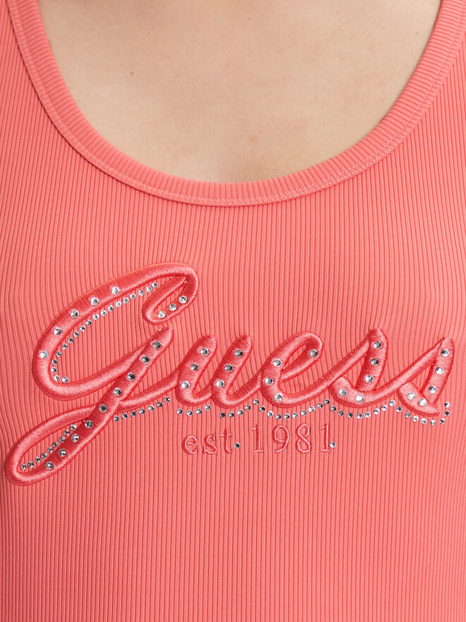 Guess Guess Top W5YP00 KCXJ2 Rosa Regular Fit