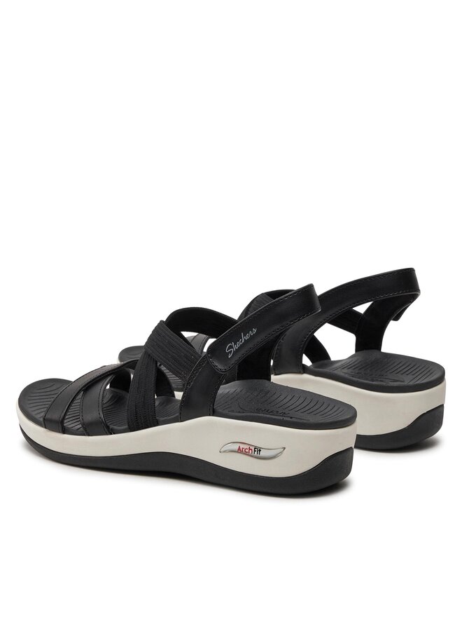 Skechers Σανδάλια Skechers Arch Fit Sunshine-Luxe Lady 163387/BLK Μαύρο