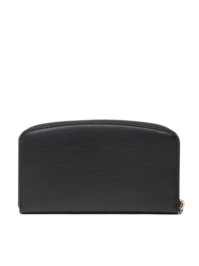 Tommy Hilfiger Velika ženska denarnica Tommy Hilfiger Th Chic Large Za AW0AW13649 Črna