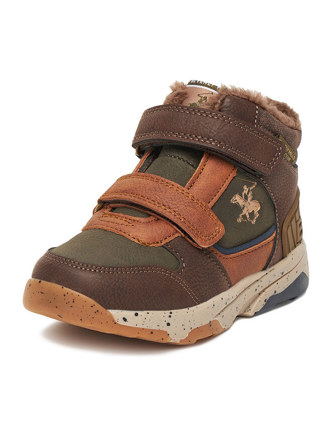 Beverly Hills Polo Club Schnürschuhe Beverly Hills Polo Club EO-BHPC-280-156 Braun