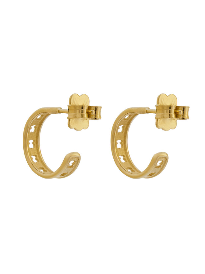 TOUS Ohrringe TOUS Bear Row 1003734600 Goldfarben
