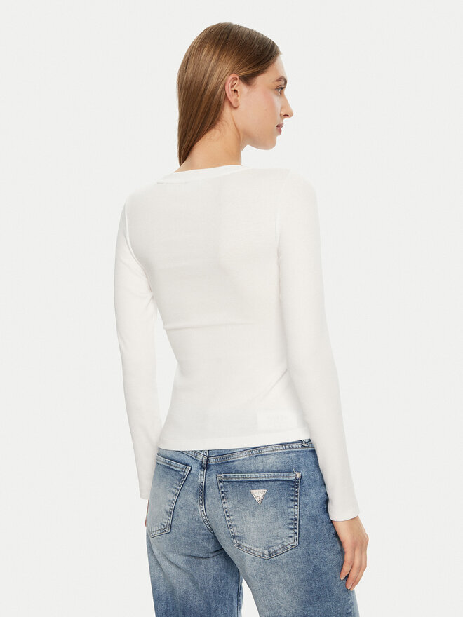 Guess Jeans Guess Jeans T-Shirt W5RI58 KA0H1 Weiß Regular Fit